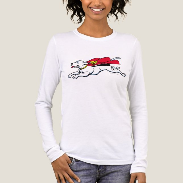 Krypto the dog Tri-Blend shirt (Front)