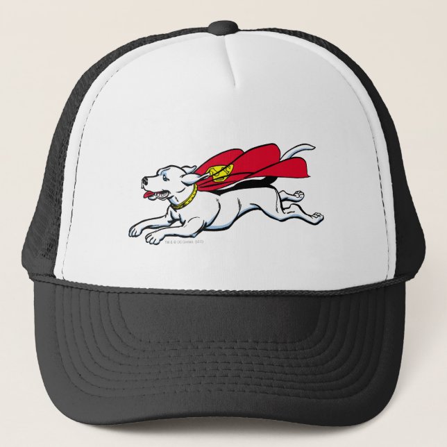 Krypto the dog trucker hat (Front)