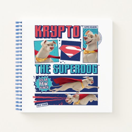 Krypto The Super_Dog Comic Panels Notebook
