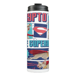 Krypto The Super-Dog Comic Panels Thermal Tumbler