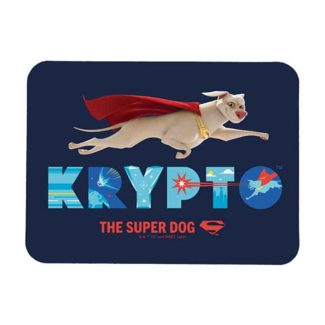 Krypto The Super-Dog Magnet (Horizontal)