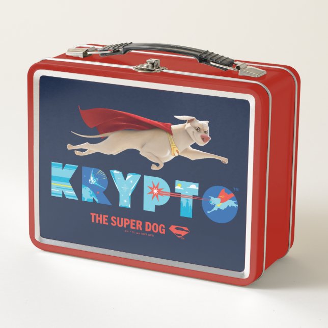 Krypto The Super-Dog Metal Lunch Box (Front)
