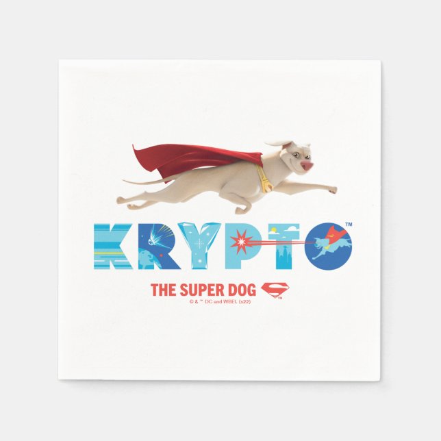 Krypto The Super-Dog Napkins (Front)