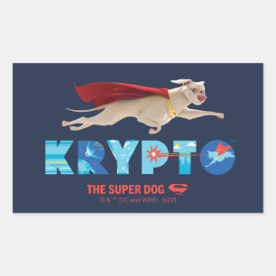 Krypto The Super-Dog Rectangular Sticker
