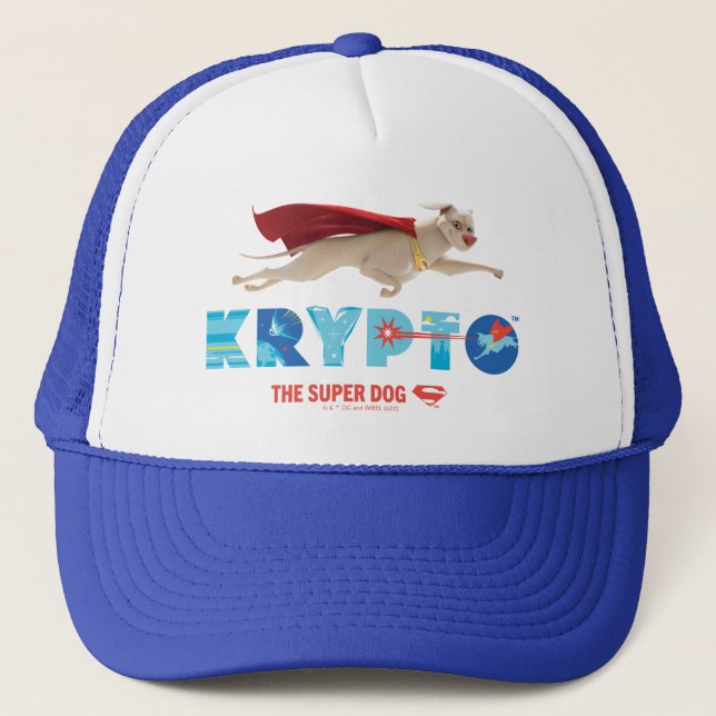 Krypto The Super-Dog Trucker Hat (Front)