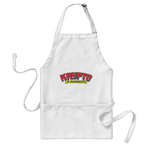 Krypto the superdog adult apron
