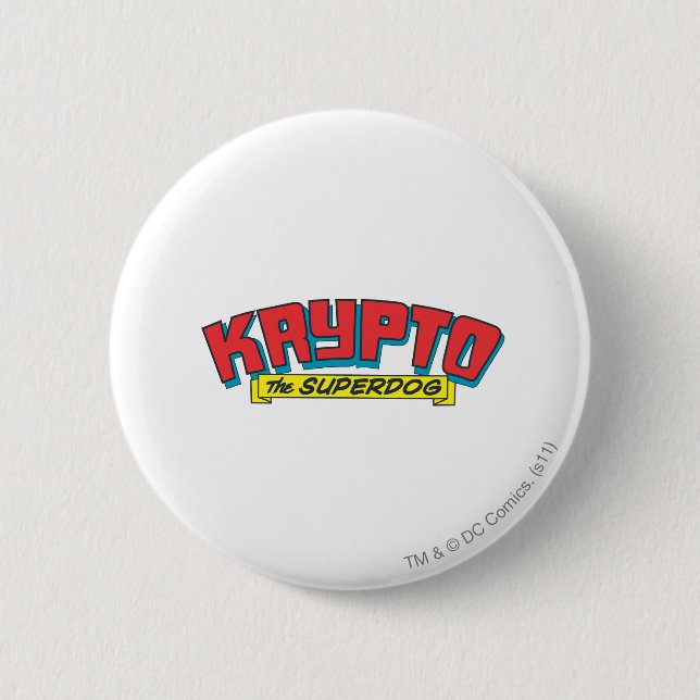 Krypto the superdog button (Front)