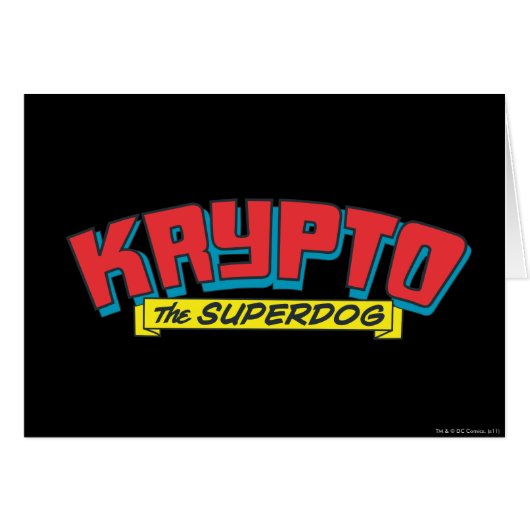 Krypto the superdog cards (Front Horizontal)