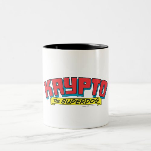 Krypto the superdog Two_Tone coffee mug