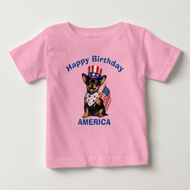 Krysarik (2w) Patriotic Kid T-Shirt (Front)