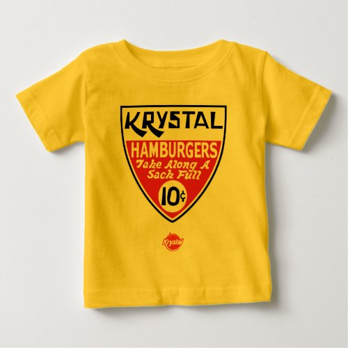 Krystal 10 Cent Shield Baby T_Shirt
