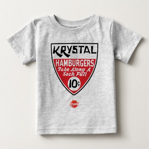 Krystal 10 Cent Shield Baby T_Shirt