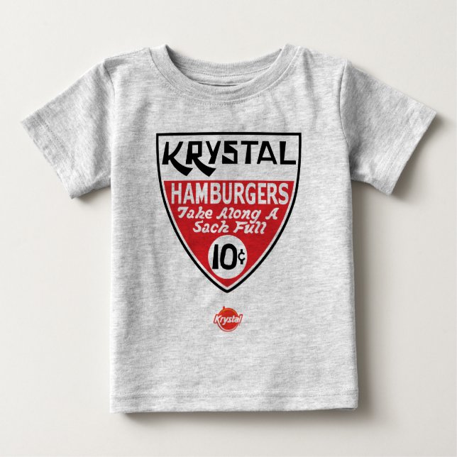 Krystal 10 Cent Shield Baby T-Shirt (Front)