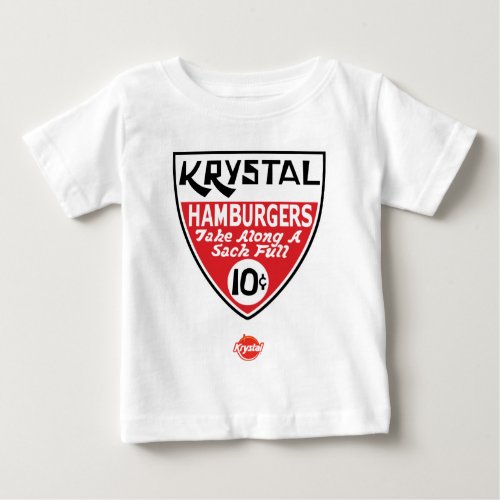 Krystal 10 Cent Shield Baby T_Shirt