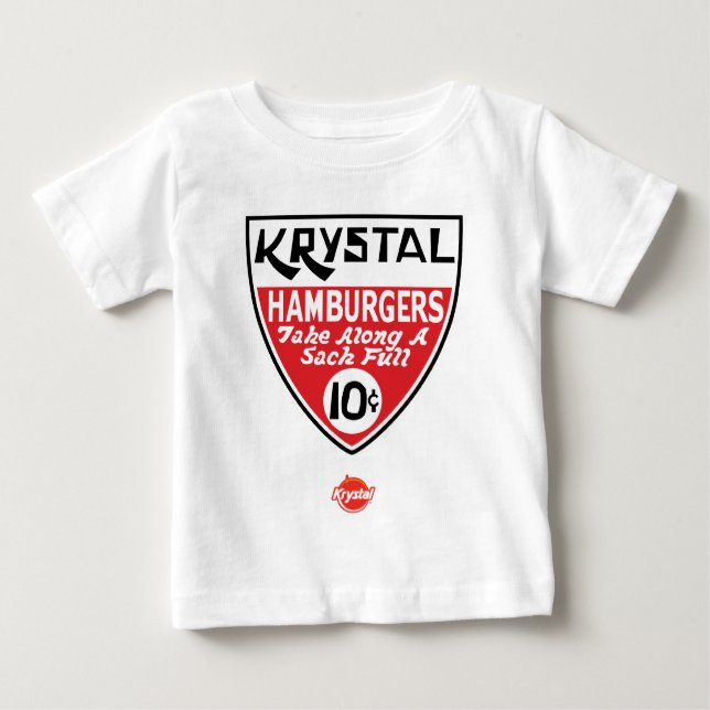 Krystal 10 Cent Shield Baby T-Shirt (Front)
