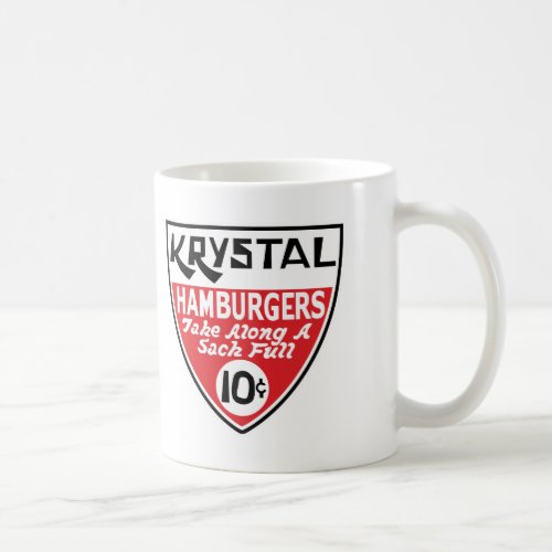 Krystal 10 Cent Shield Coffee Mug