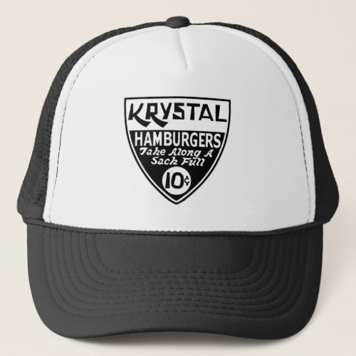 Krystal 10 Cent Shield Trucker Hat