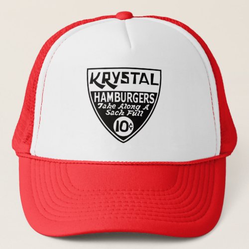 Krystal 10 Cent Shield Trucker Hat