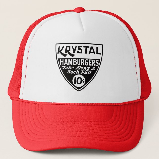 Krystal 10 Cent Shield Trucker Hat (Front)