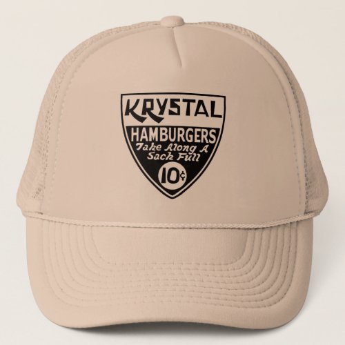 Krystal 10 Cent Shield Trucker Hat