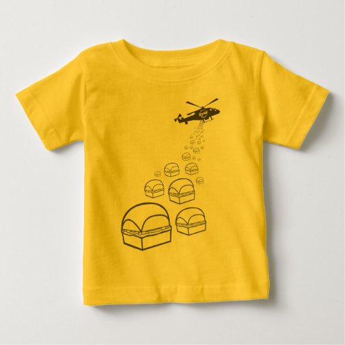 Krystal Helicopter Baby T_Shirt