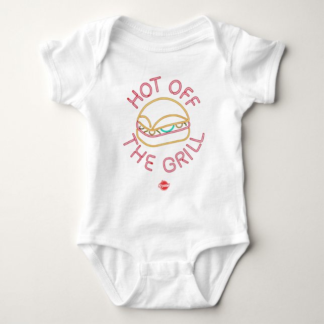 Krystal Hot Off the Grill Baby Bodysuit (Front)