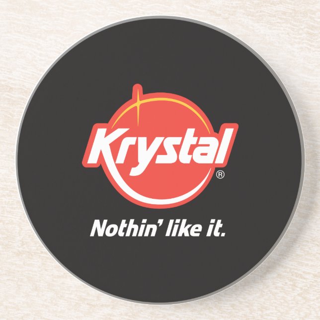 Krystal Logo Coaster (Front)