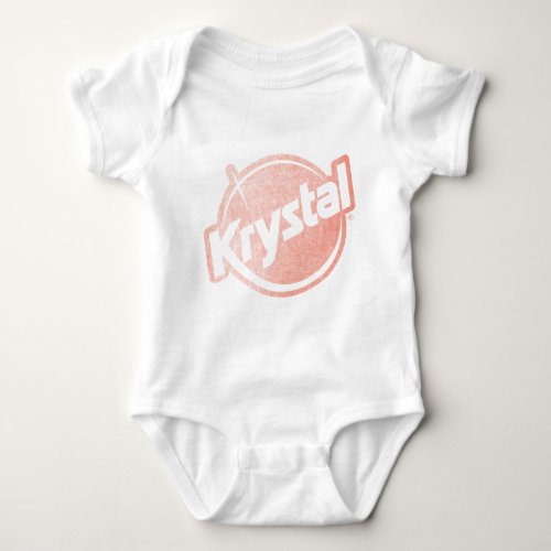 Krystal Logo Faded Baby Bodysuit