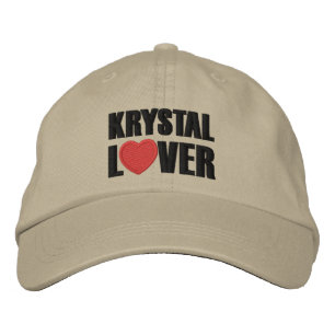 Krystal Lover Embroidered Baseball Hat