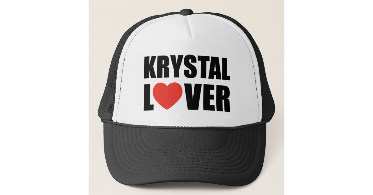 Krystal Lover Trucker Hat Zazzle
