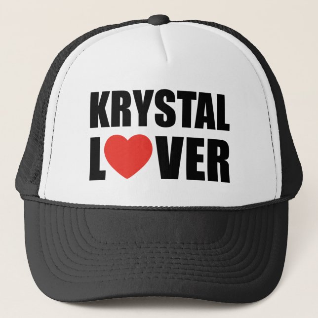 Krystal Lover Trucker Hat (Front)