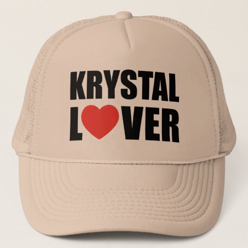 Krystal Lover Trucker Hat