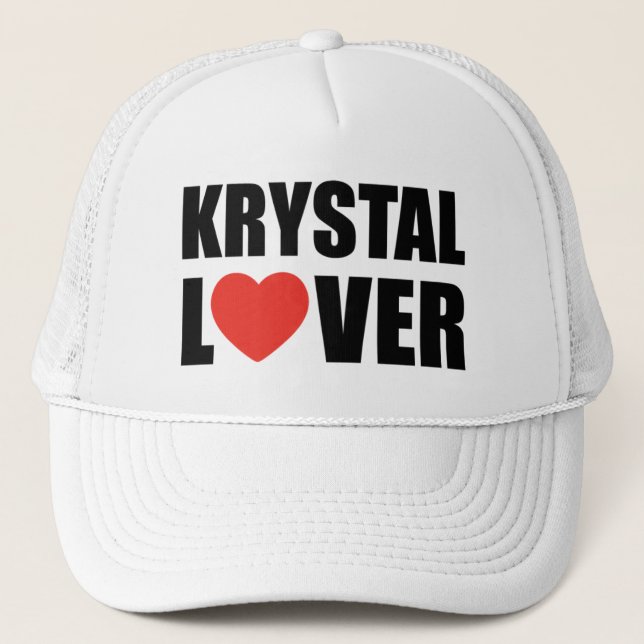 Krystal Lover Trucker Hat (Front)