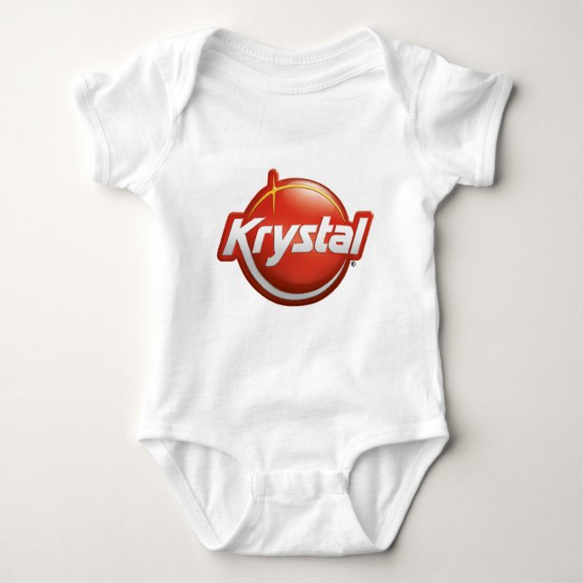 Krystal New Logo Baby Bodysuit (Front)