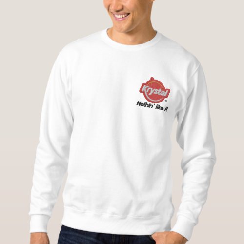 Krystal Nothin Like It Embroidered Sweatshirt