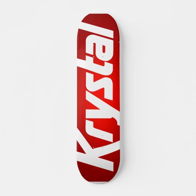 Krystal Skateboard Deck (Front)