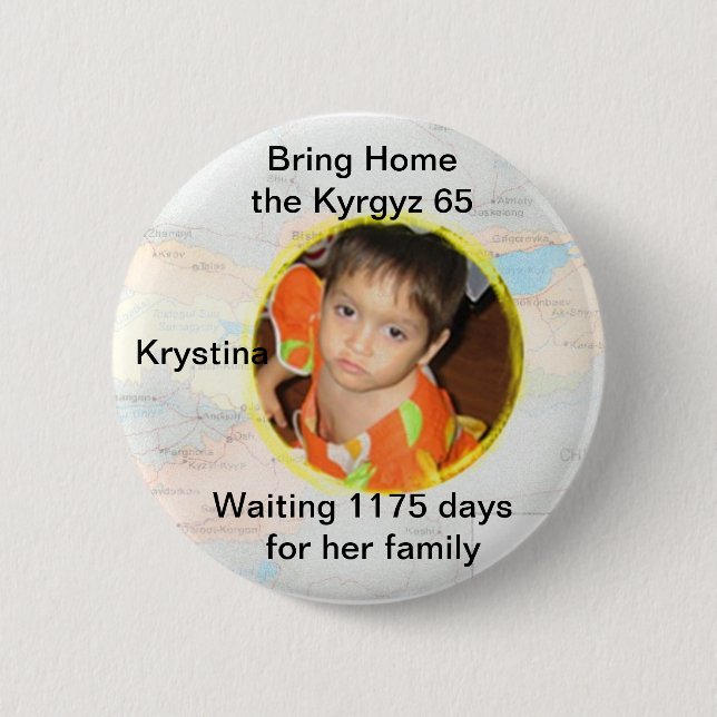Krystina Pinback Button (Front)