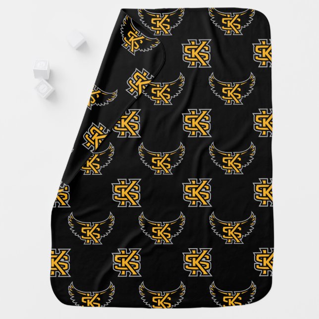 KS Owl Wings Baby Blanket (In Situ)