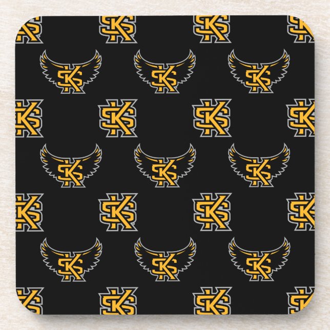 KS Owl Wings Beverage Coaster (Front)