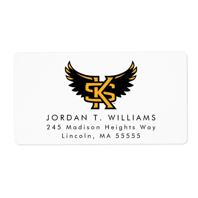 KS Owl Wings Label (Front)