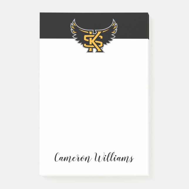 KS Owl Wings Post-it Notes (Front)