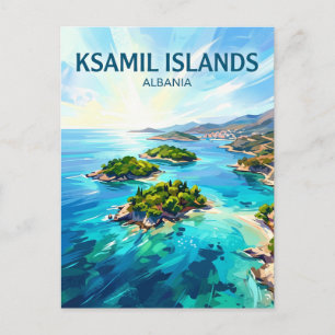 Ksamil Islands Albania Postcard