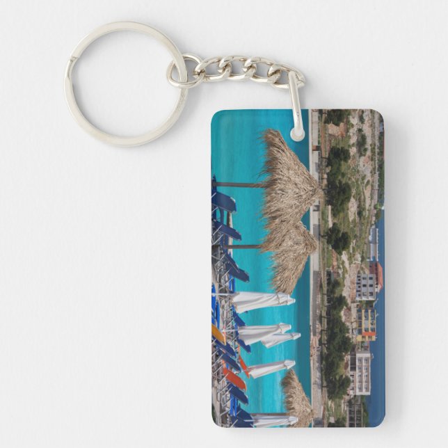 Ksamil, town beachfront keychain (Front)