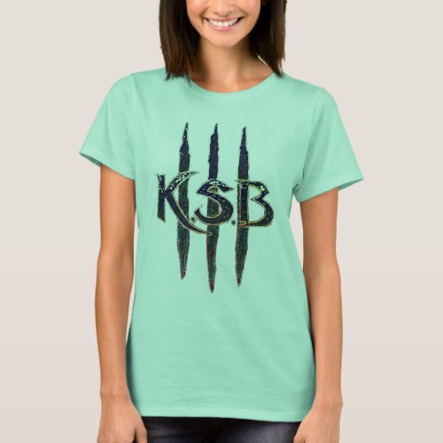 KSB Blue Grunge Logo T_Shirt