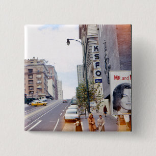 KSFO Radio San Francisco Pinback Button