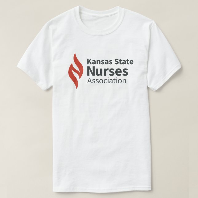 KSNA Logo White T-Shirt (Design Front)