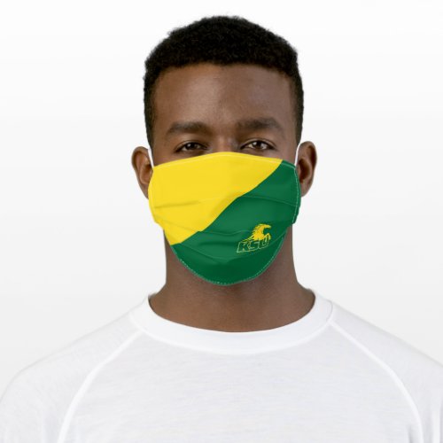 KSU Kentucky State University Color Block Adult Cloth Face Mask