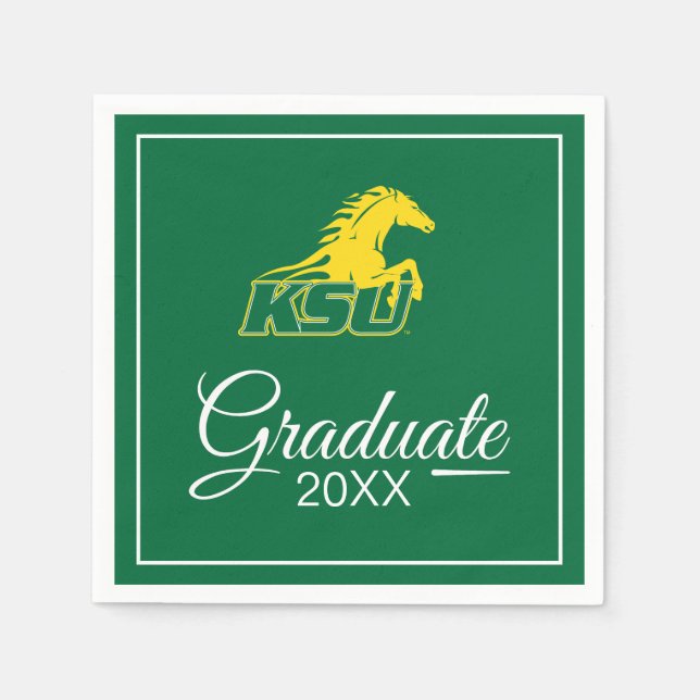 KSU Kentucky State University Graduate Napkins (Front)