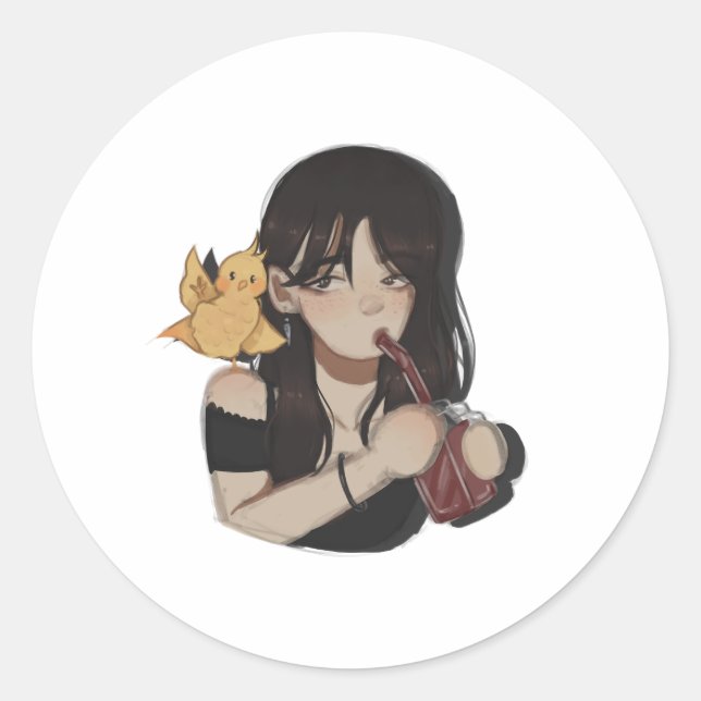 KT | Melodream CEO Classic Round Sticker (Front)