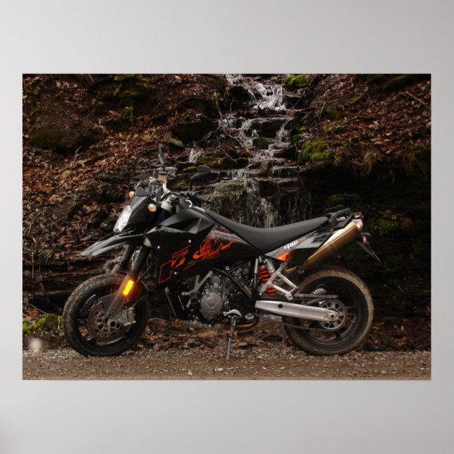 KTM 950 Supermoto Poster (Front)